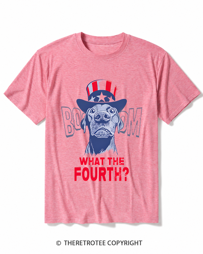 TheRetroTee What the Fourth Heather T-Shirt