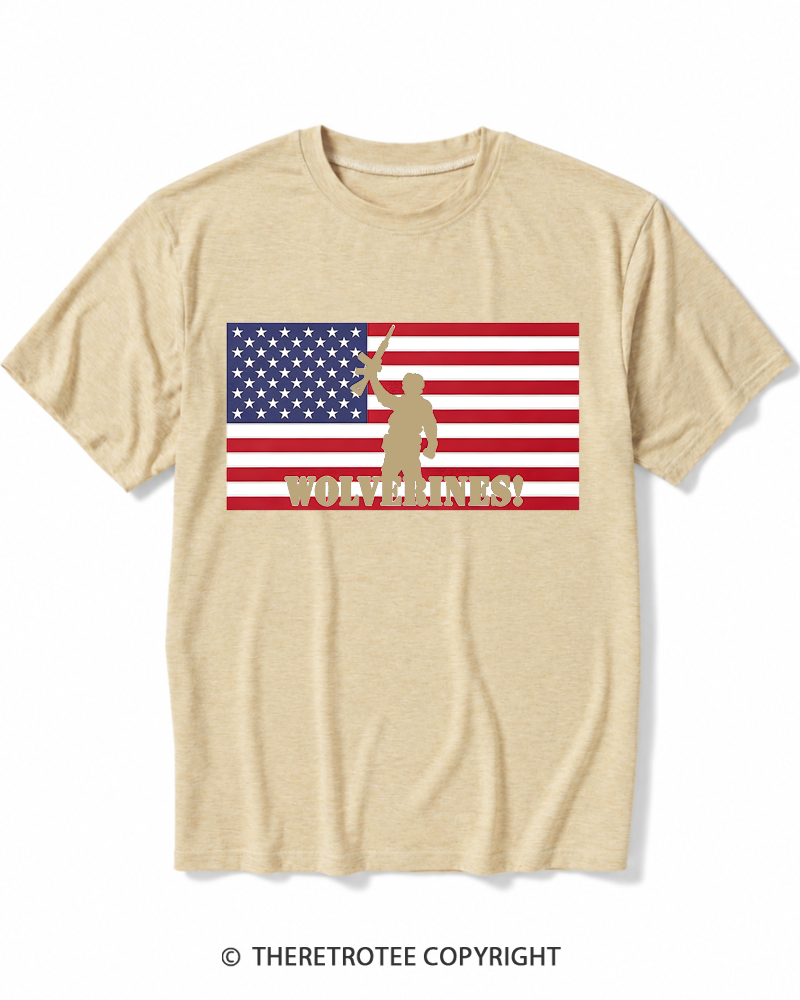 TheRetroTee Wolverines 1984 Heather T-Shirt