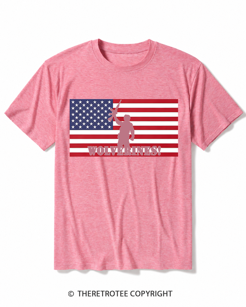 TheRetroTee Wolverines 1984 Heather T-Shirt