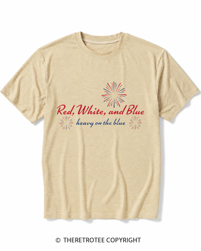 TheRetroTee 4th of July Liberal 90s Style Heather T-Shirt