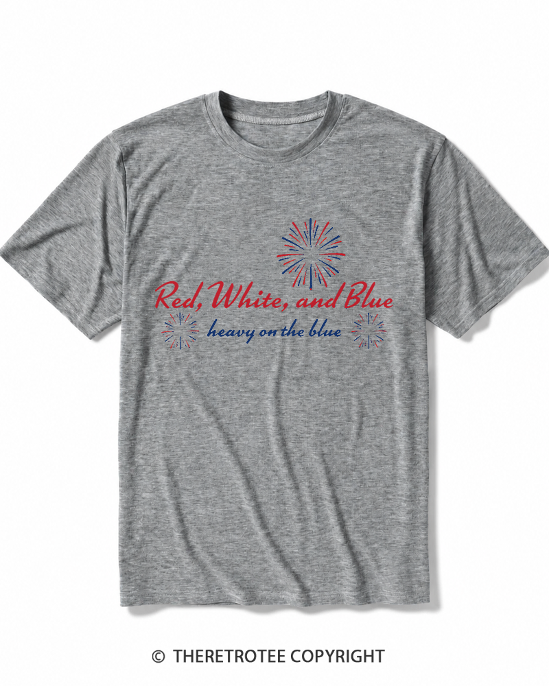 TheRetroTee 4th of July Liberal 90s Style Heather T-Shirt