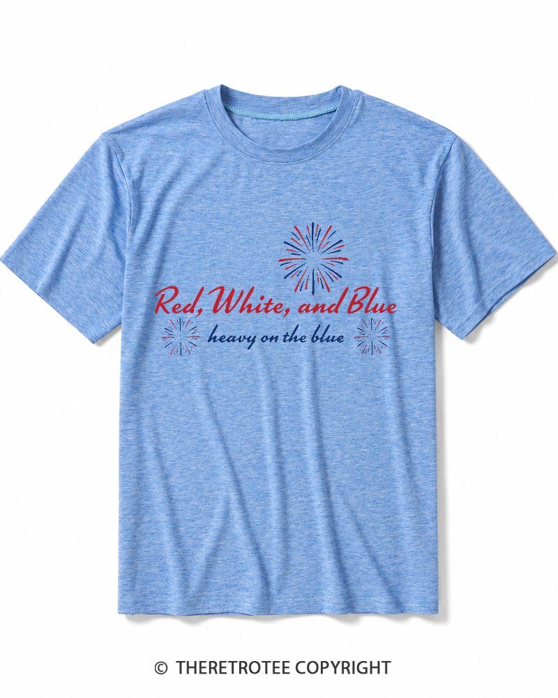 TheRetroTee 4th of July Liberal 90s Style Heather T-Shirt