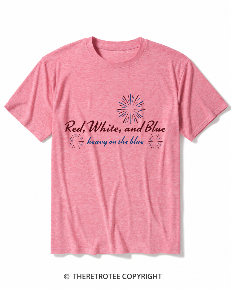 TheRetroTee 4th of July Liberal 90s Style Heather T-Shirt