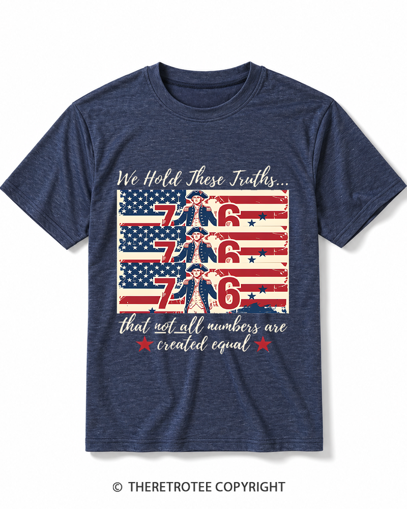 TheRetroTee Funny 7- 6 History Teacher George Washington Heather T-Shirt