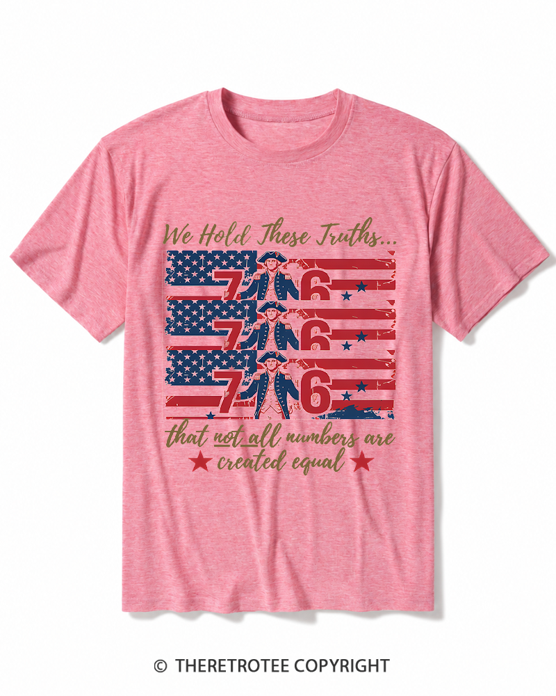 TheRetroTee Funny 7- 6 History Teacher George Washington Heather T-Shirt