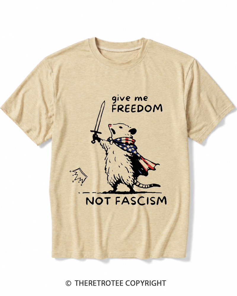 TheRetroTee Give me Freedom Heather T-Shirt