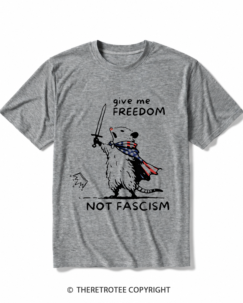 TheRetroTee Give me Freedom Heather T-Shirt