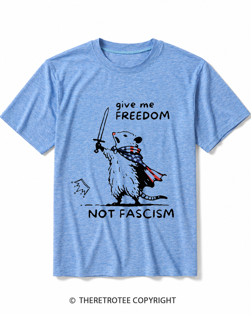 TheRetroTee Give me Freedom Heather T-Shirt