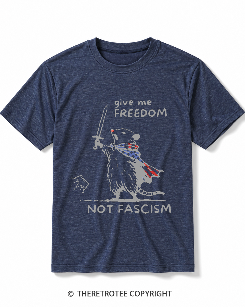 TheRetroTee Give me Freedom Heather T-Shirt