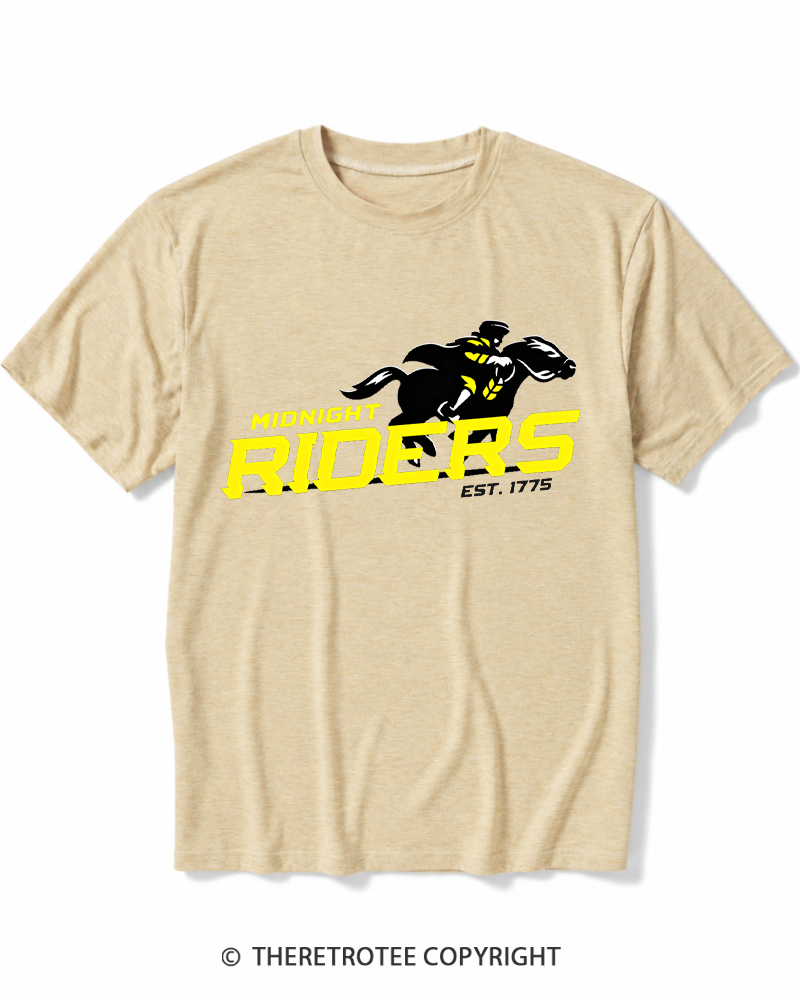 TheRetroTee Midnight Riders 1775 Heather T-Shirt