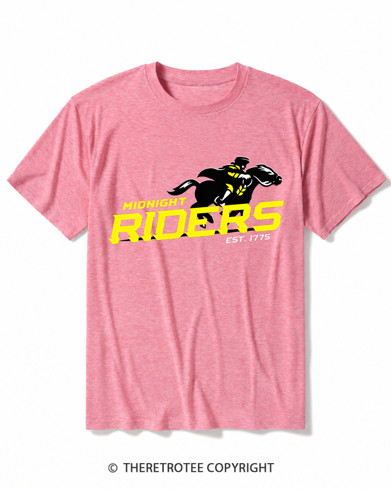 TheRetroTee Midnight Riders 1775 Heather T-Shirt