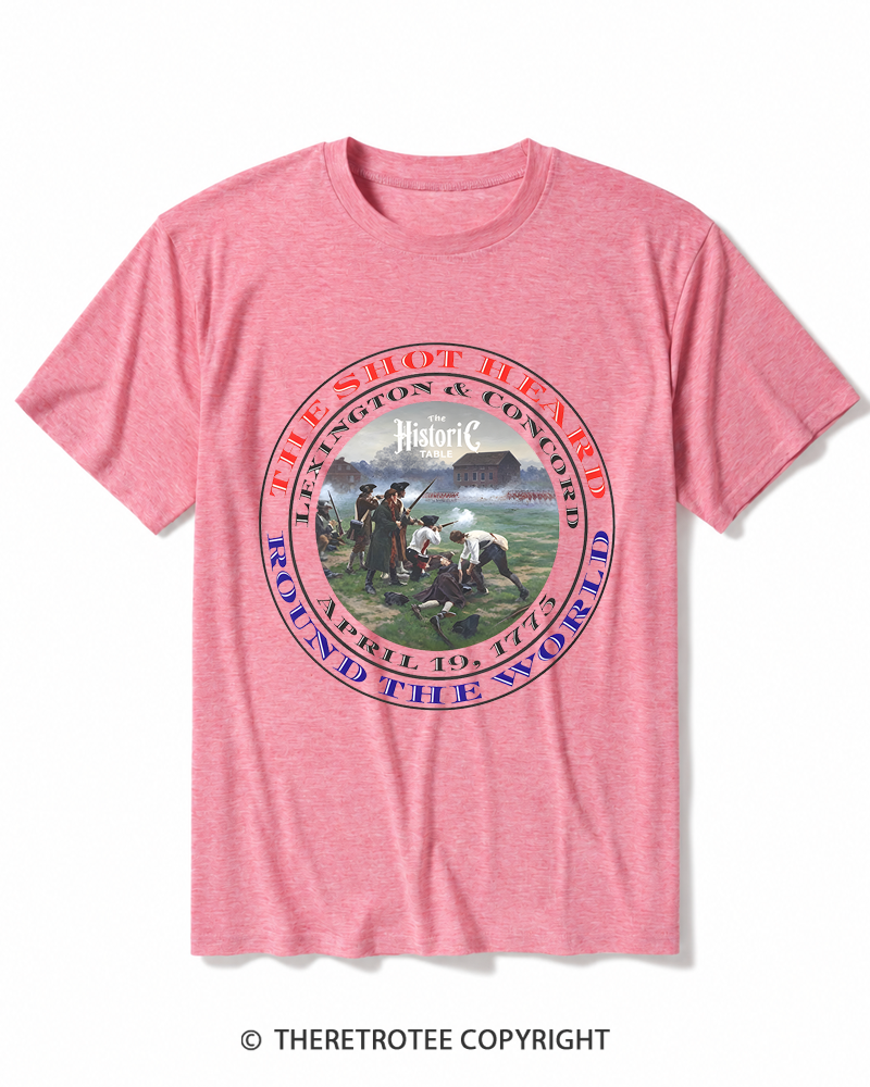 TheRetroTee Revolutionary War 1775 Heather T-Shirt