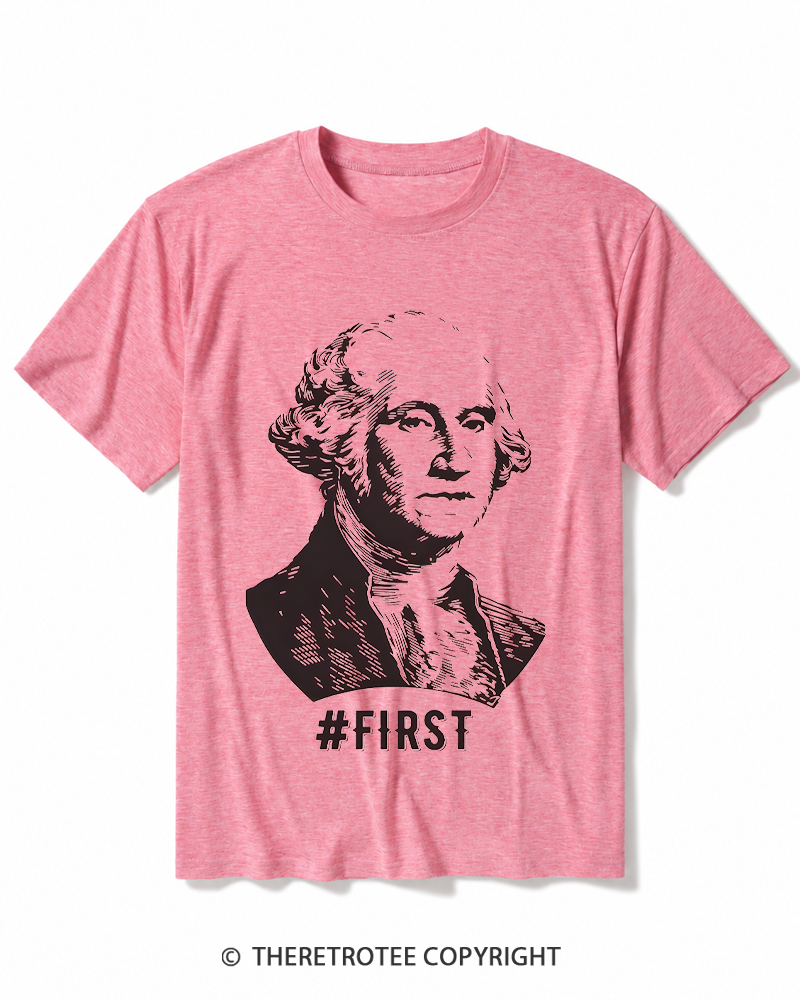 TheRetroTee Youth First 1776 Heather T-Shirt
