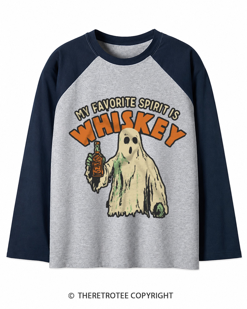 TheRetroTee What’s Your Favorite Scary Movie 1990s Long Sleeve Raglan T-Shirt