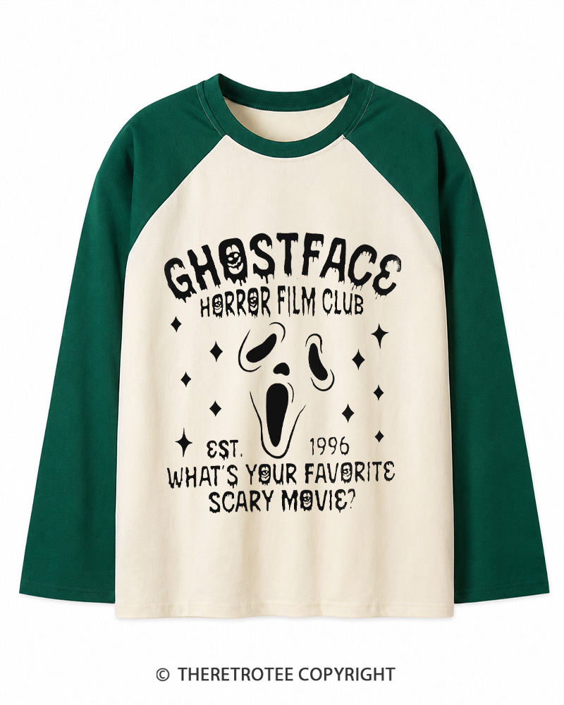 TheRetroTee My Favorite Spirit Is Whiskey 1970s Long Sleeve Raglan T-Shirt