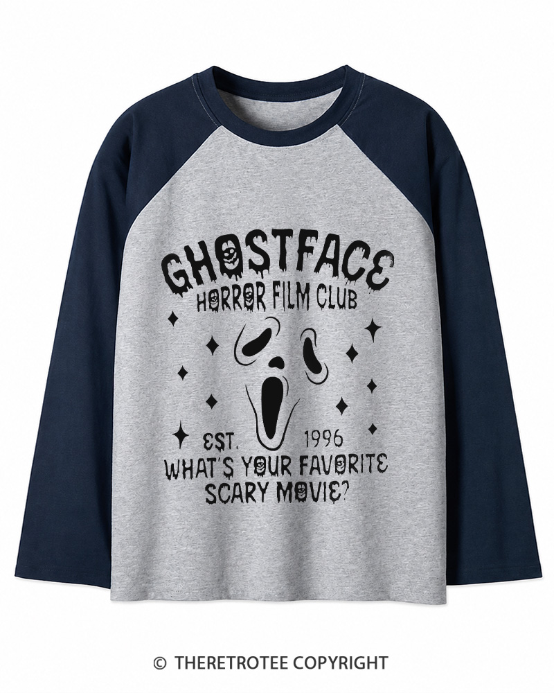 TheRetroTee My Favorite Spirit Is Whiskey 1970s Long Sleeve Raglan T-Shirt