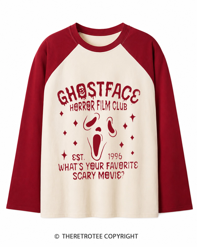 TheRetroTee My Favorite Spirit Is Whiskey 1970s Long Sleeve Raglan T-Shirt