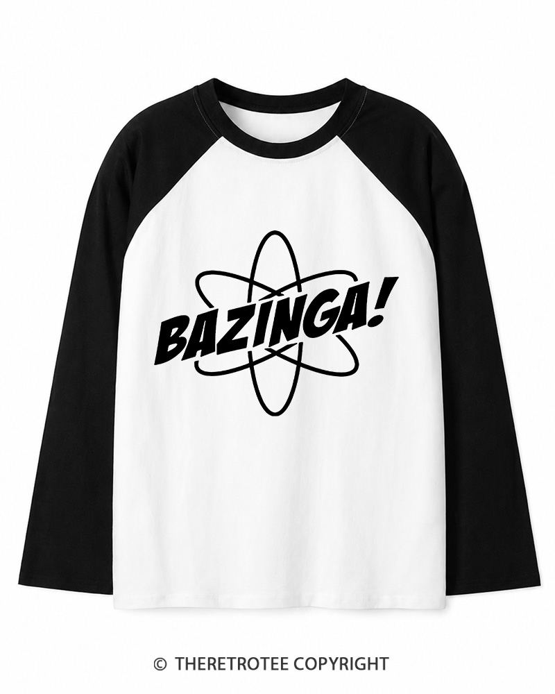 TheRetroTee Geek Culture Cute Gifts 2000s Long Sleeve Raglan T-Shirt
