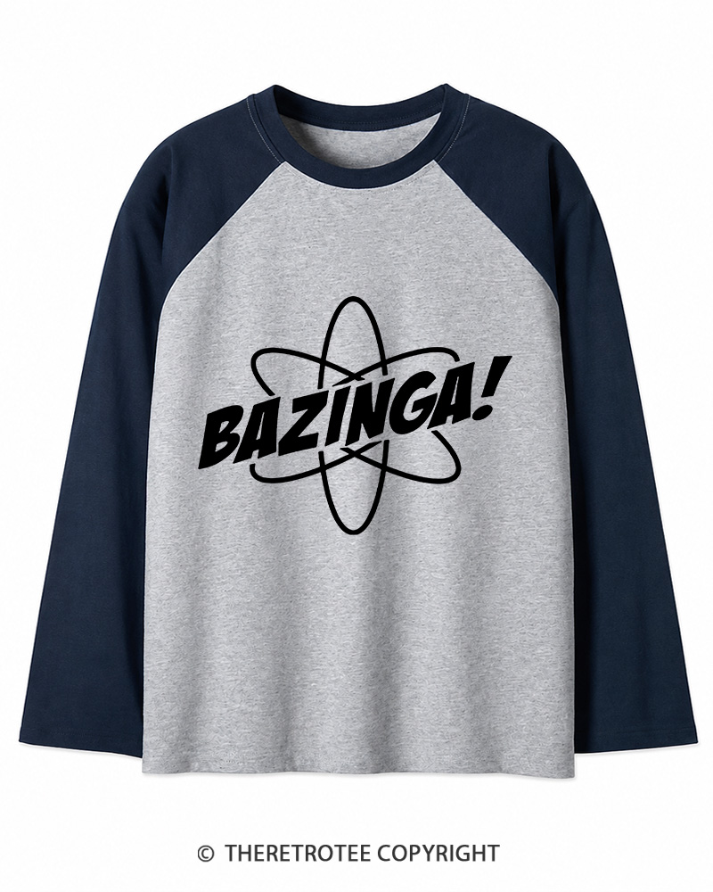 TheRetroTee Geek Culture Cute Gifts 2000s Long Sleeve Raglan T-Shirt