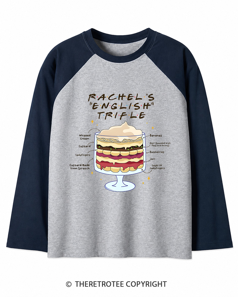 TheRetroTee Trifle 2000s Long Sleeve Raglan T-Shirt