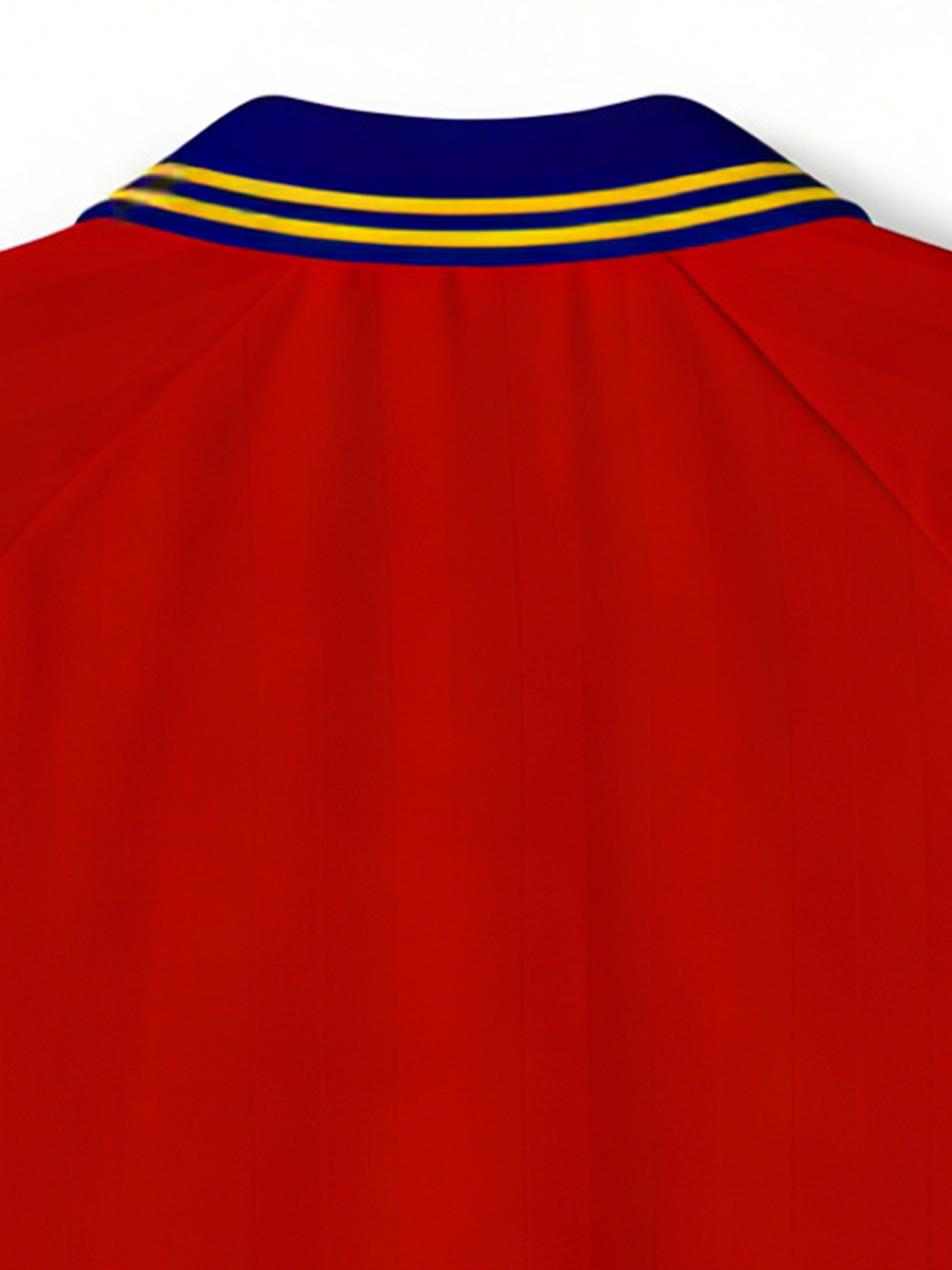 TheRetroTee Retro 1994 Red Yellow Blue Diamond Polo Mesh Jersey