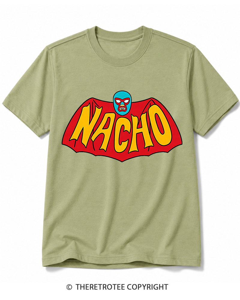 TheRetroTee Na-Na-Na-Na-Na-Na-Na-Na-NACHO Cotton T-Shirt