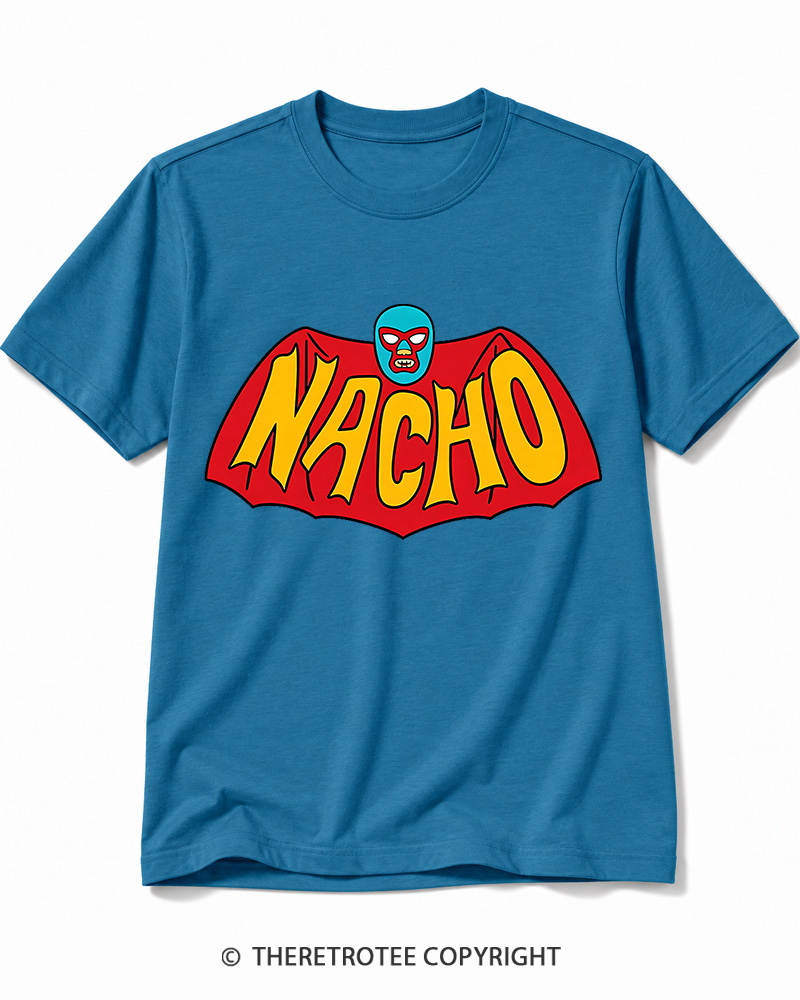 TheRetroTee Na-Na-Na-Na-Na-Na-Na-Na-NACHO Cotton T-Shirt