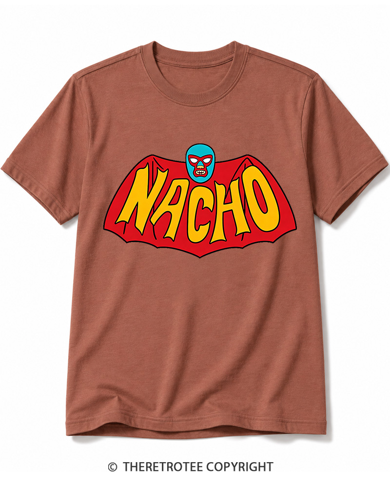 TheRetroTee Na-Na-Na-Na-Na-Na-Na-Na-NACHO Cotton T-Shirt
