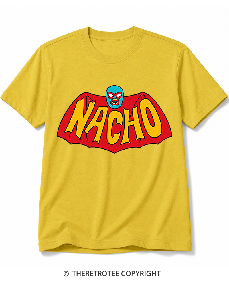 TheRetroTee Na-Na-Na-Na-Na-Na-Na-Na-NACHO Cotton T-Shirt