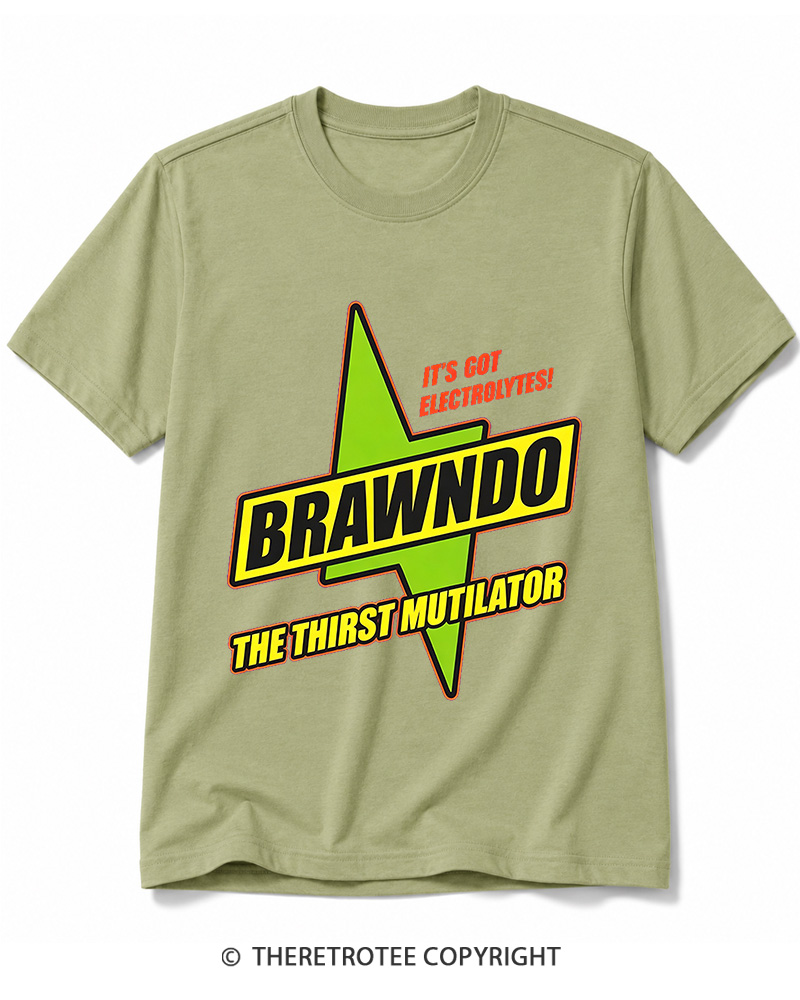 TheRetroTee Brawndo Cotton T-Shirt