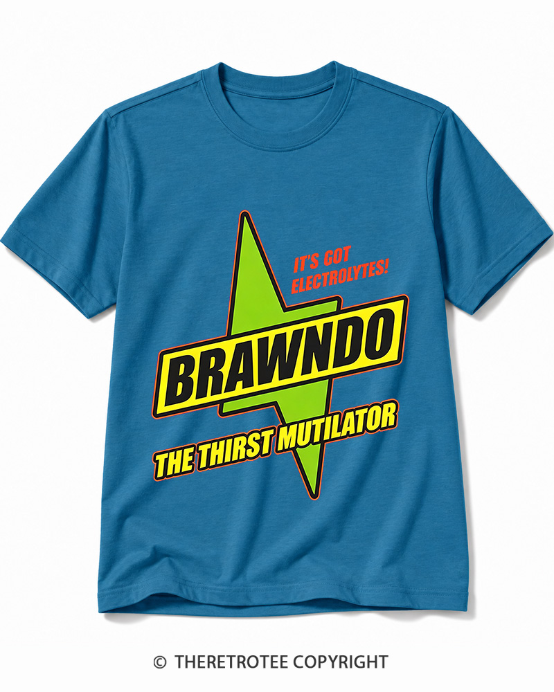 TheRetroTee Brawndo Cotton T-Shirt