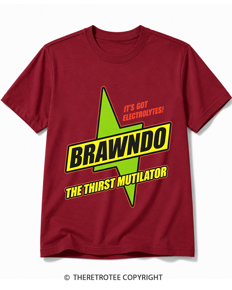 TheRetroTee Brawndo Cotton T-Shirt