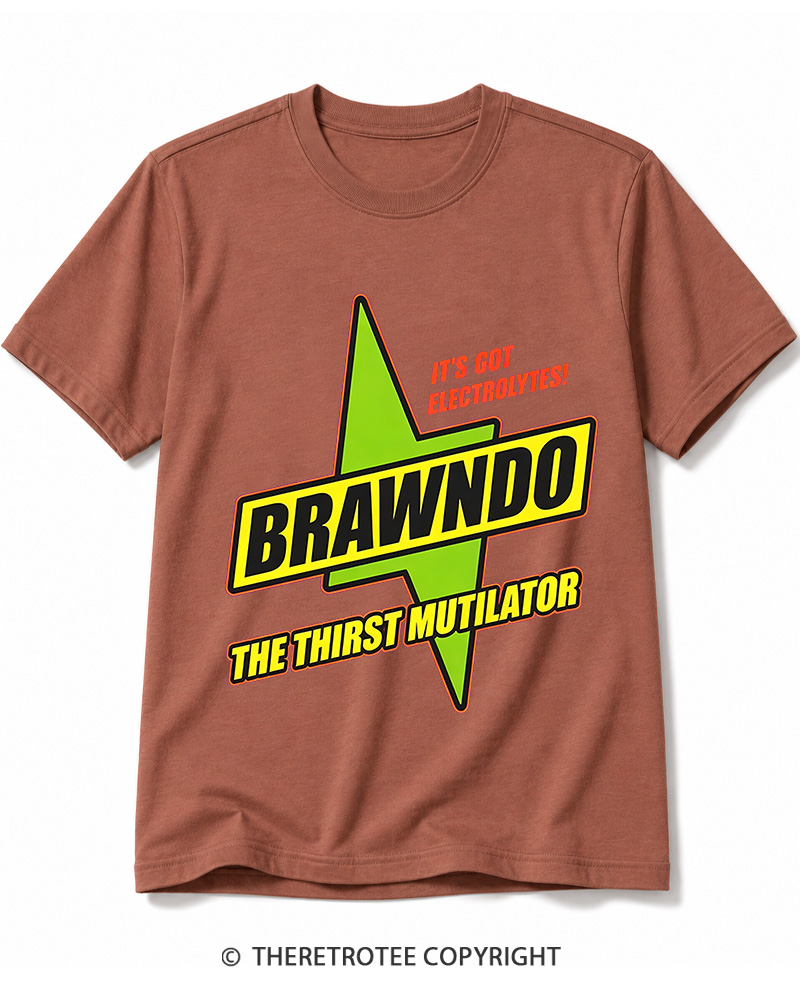 TheRetroTee Brawndo Cotton T-Shirt