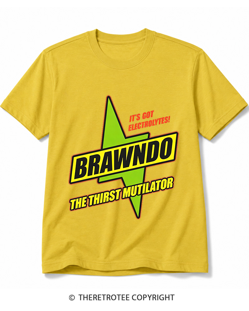 TheRetroTee Brawndo Cotton T-Shirt
