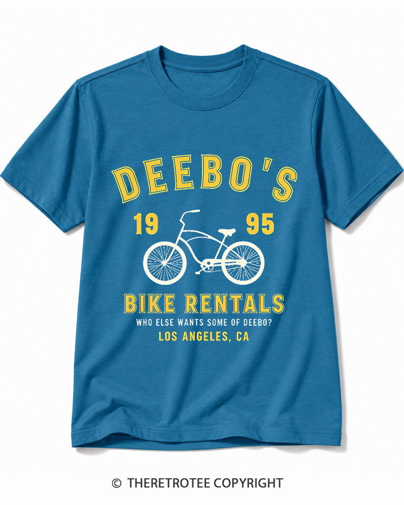 TheRetroTee Deebo's Bike Rentals 1995 Cotton T-Shirt