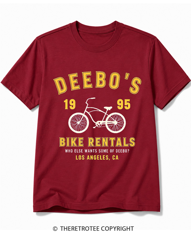 TheRetroTee Deebo's Bike Rentals 1995 Cotton T-Shirt