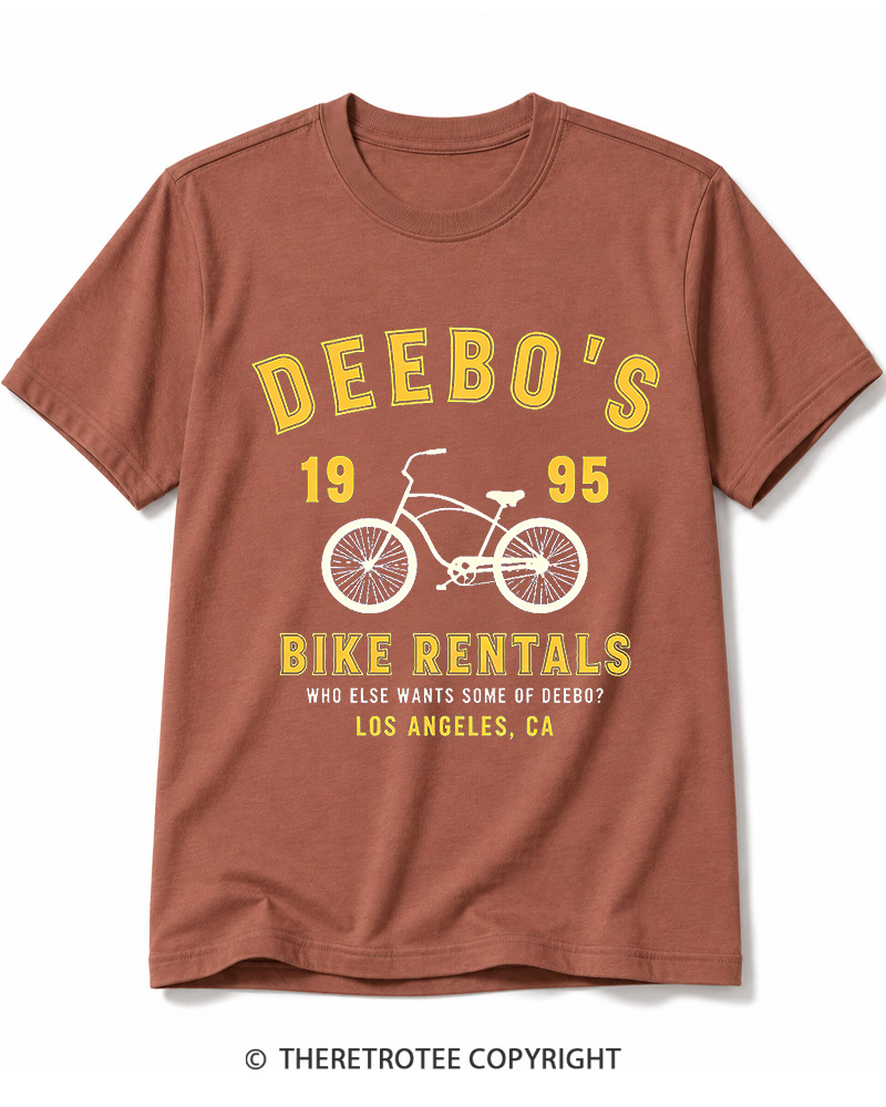 TheRetroTee Deebo's Bike Rentals 1995 Cotton T-Shirt