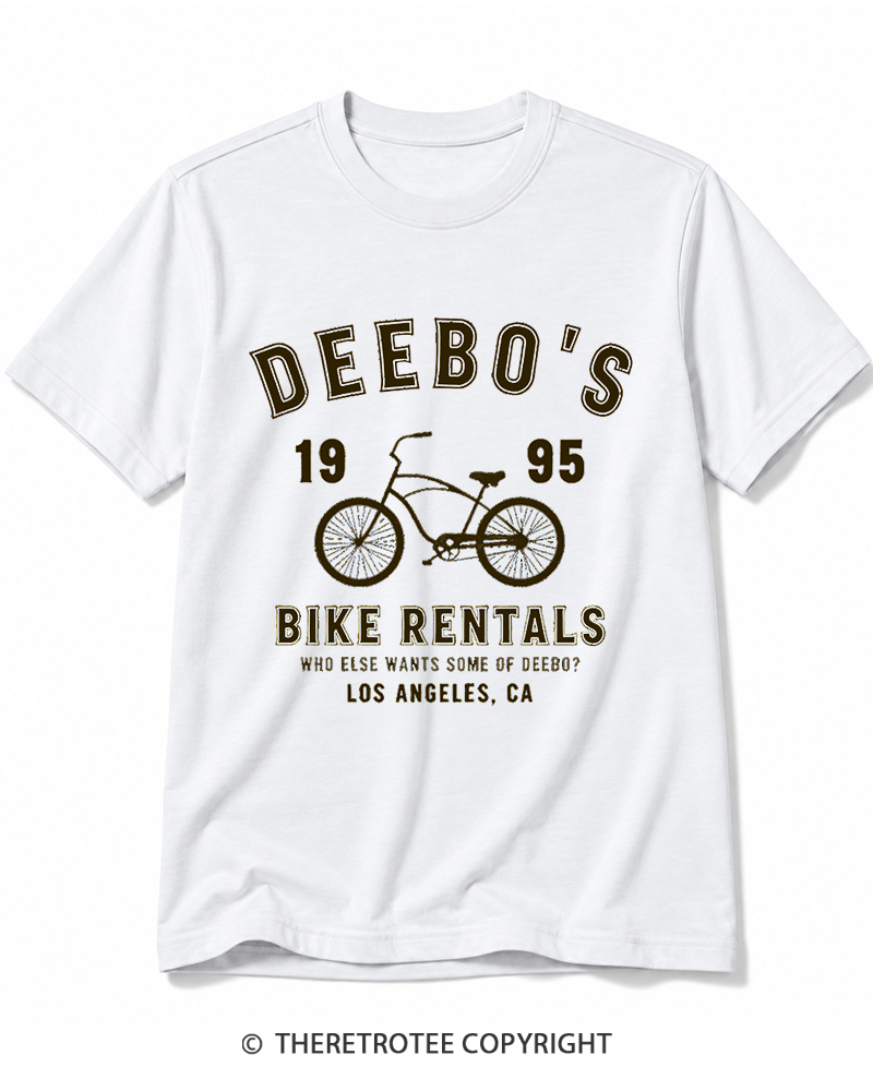 TheRetroTee Deebo's Bike Rentals 1995 Cotton T-Shirt