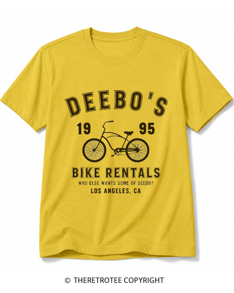 TheRetroTee Deebo's Bike Rentals 1995 Cotton T-Shirt