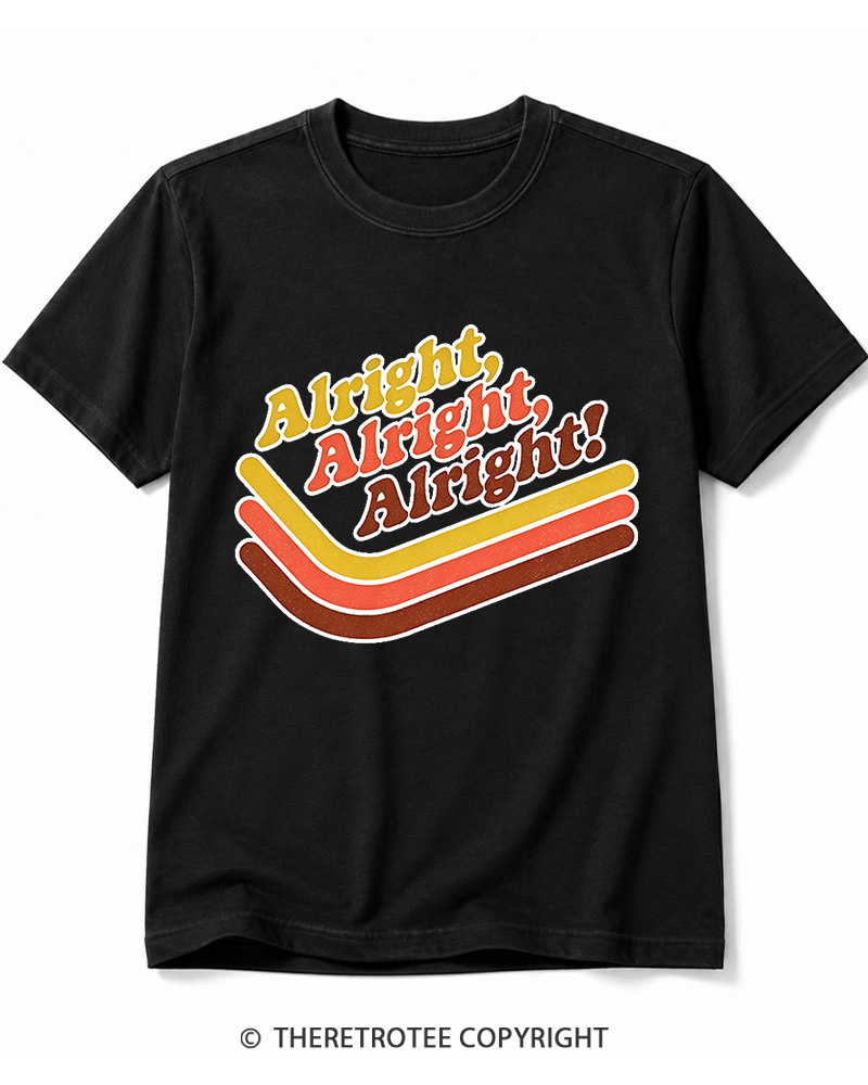 TheRetroTee Alright Alright Alright Cotton T-Shirt