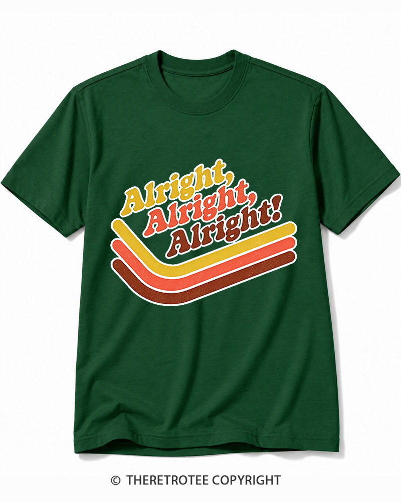 TheRetroTee Alright Alright Alright Cotton T-Shirt
