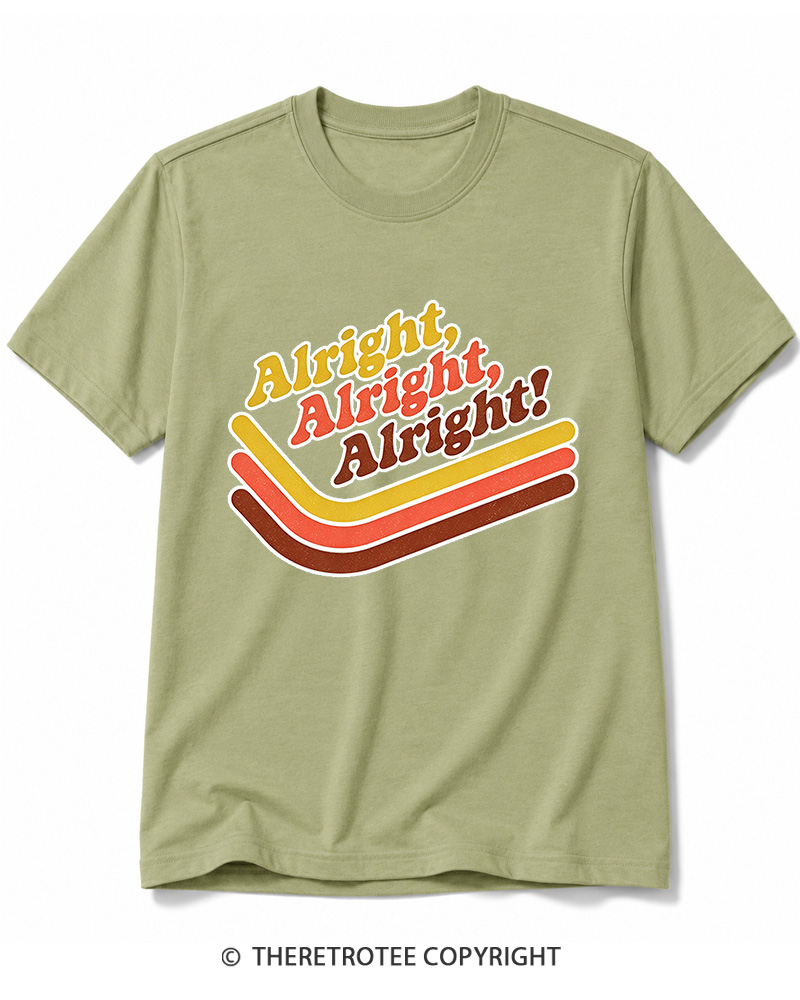 TheRetroTee Alright Alright Alright Cotton T-Shirt