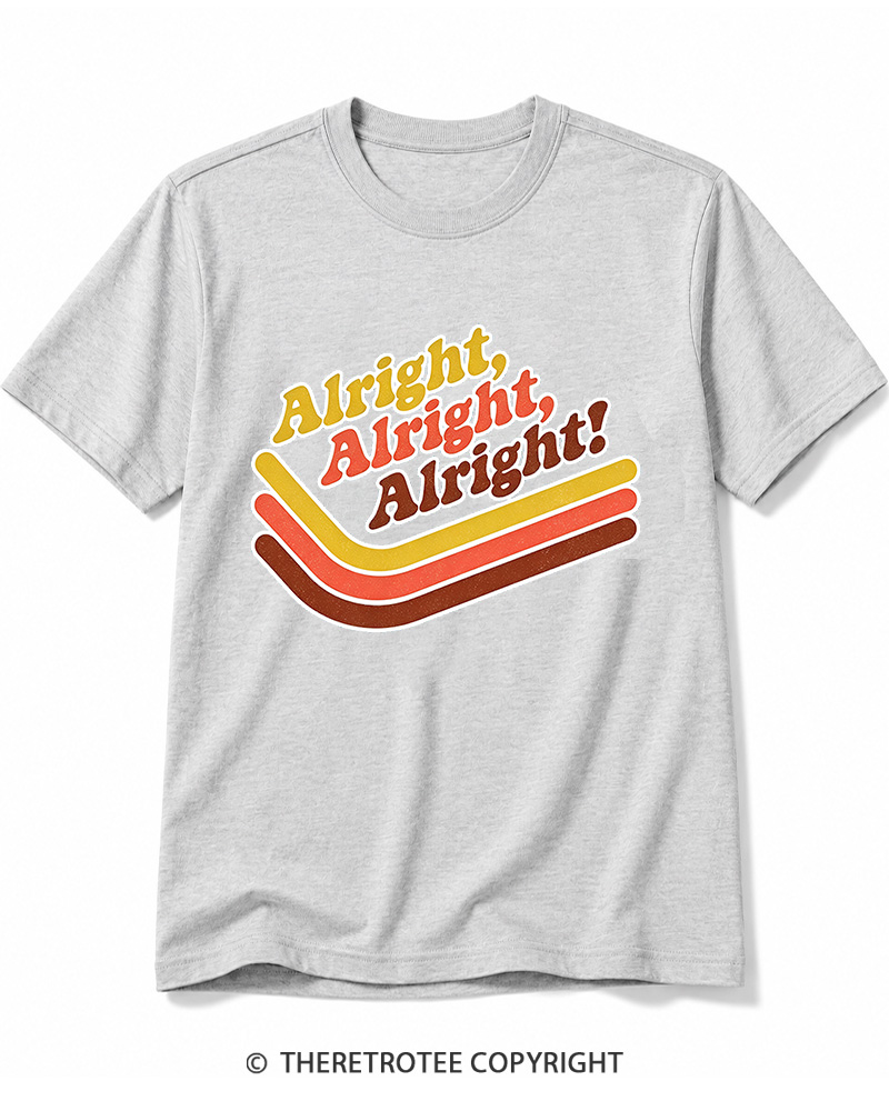 TheRetroTee Alright Alright Alright Cotton T-Shirt