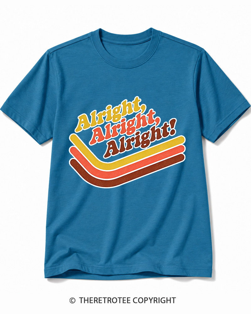 TheRetroTee Alright Alright Alright Cotton T-Shirt