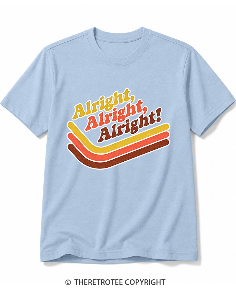 TheRetroTee Alright Alright Alright Cotton T-Shirt