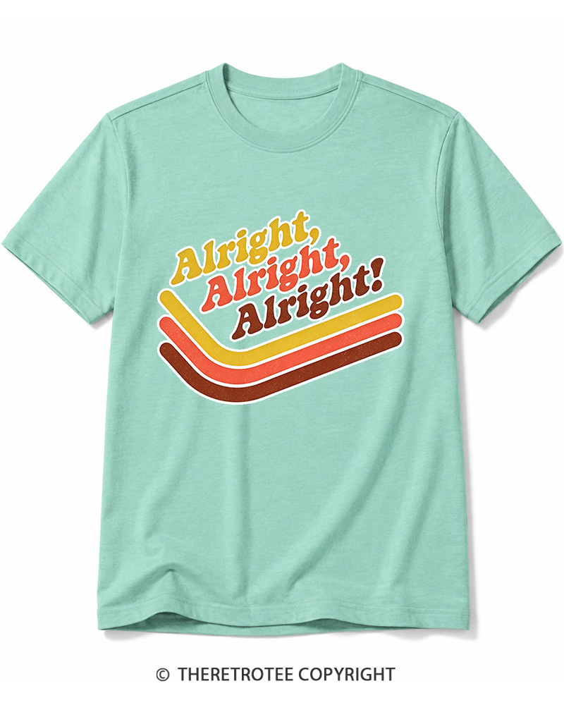 TheRetroTee Alright Alright Alright Cotton T-Shirt