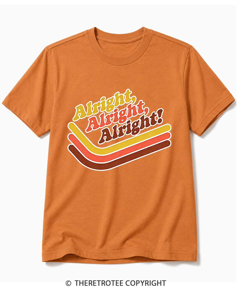 TheRetroTee Alright Alright Alright Cotton T-Shirt