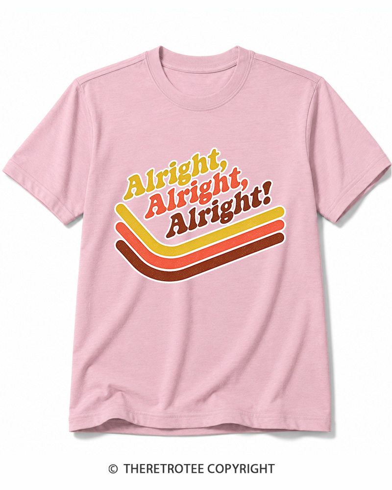 TheRetroTee Alright Alright Alright Cotton T-Shirt