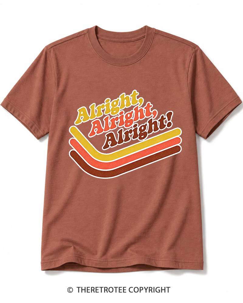 TheRetroTee Alright Alright Alright Cotton T-Shirt
