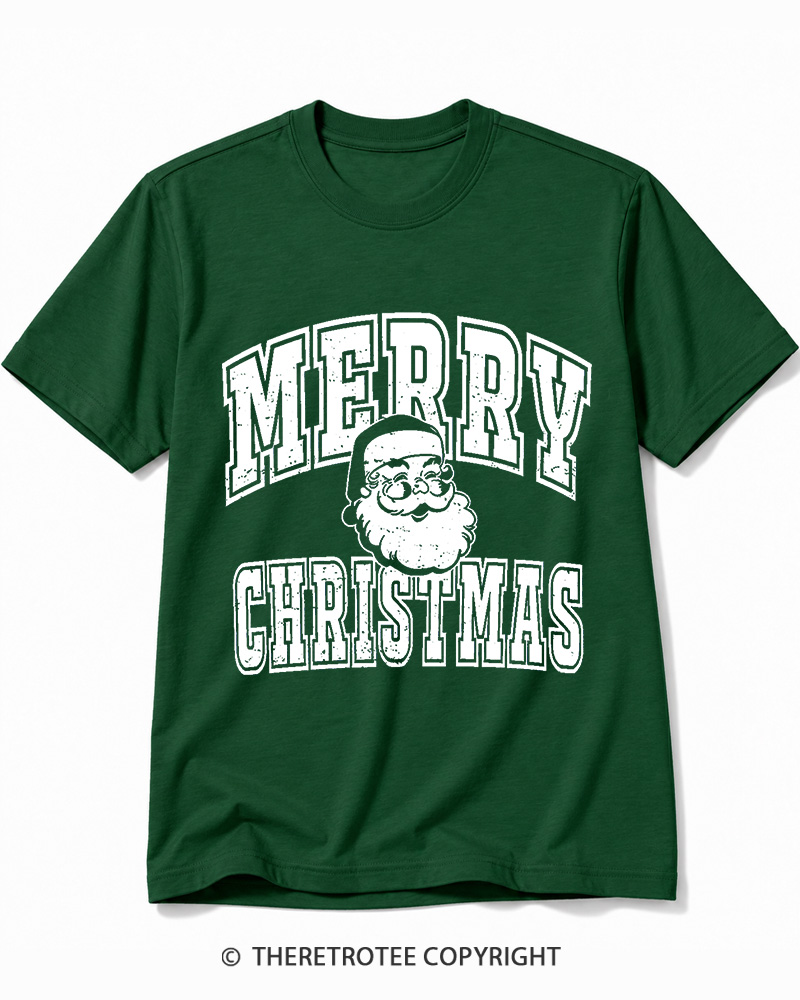 TheRetroTee Merry Christmas 1990s Cotton T-Shirt
